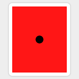 red dot Sticker